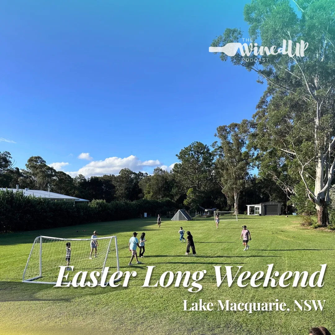 Kids playing during Easter long weekend at Lake Macquarie farmhouse
