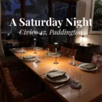 “Interior dining experience at Civico 47 with Italian food and wine in Sydney”